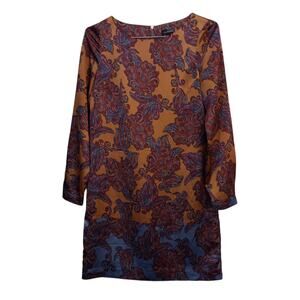 THE‎ LIMITED Colorful Shift Dress SM Paisley Office Career Dressy Special Event